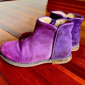 Tucker & Tate Sparkly Purple Ankle Boot